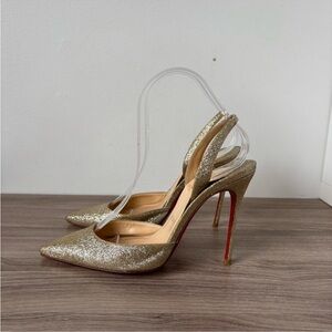 Elegant Gold Stilettos